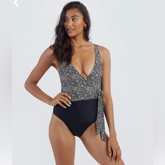 Summersalt Wrap One Piece Swimsuit - Picture 1 of 6